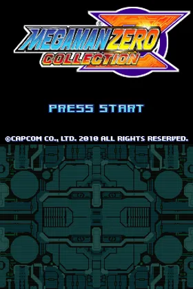 Mega Man Zero Collection (USA) screen shot title